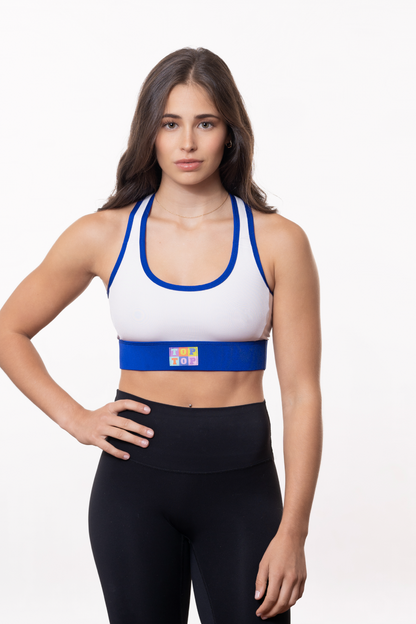 Soutien-gorge sport - Blanc royal - (VENTE FINALE) - www.Shopthatapp.com #