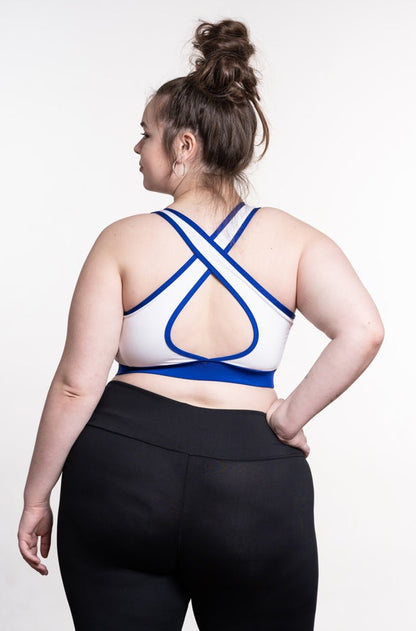 Soutien-gorge sport - Blanc royal - (VENTE FINALE) - www.Shopthatapp.com #