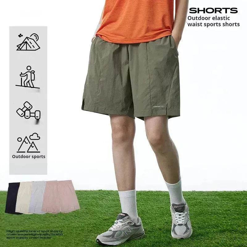 Split Outdoor Leisure Sports Shorts All-matching Cropped Casual Pants - www.Shopthatapp.com #