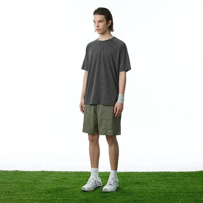 Split Outdoor Leisure Sports Shorts All-matching Cropped Casual Pants - www.Shopthatapp.com #