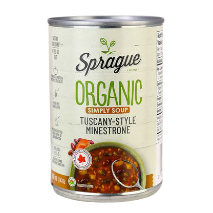 Sprague Organic Tuscany-Style Minestrone Soup (398ml) - www.Shopthatapp.com