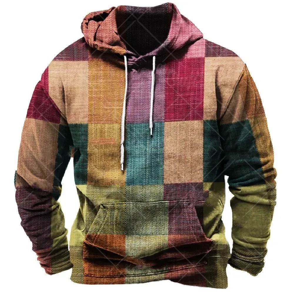 Spring And Autumn New Color Printed Hoodie Pullover sweatshirt Men - www.Shopthatapp.com #