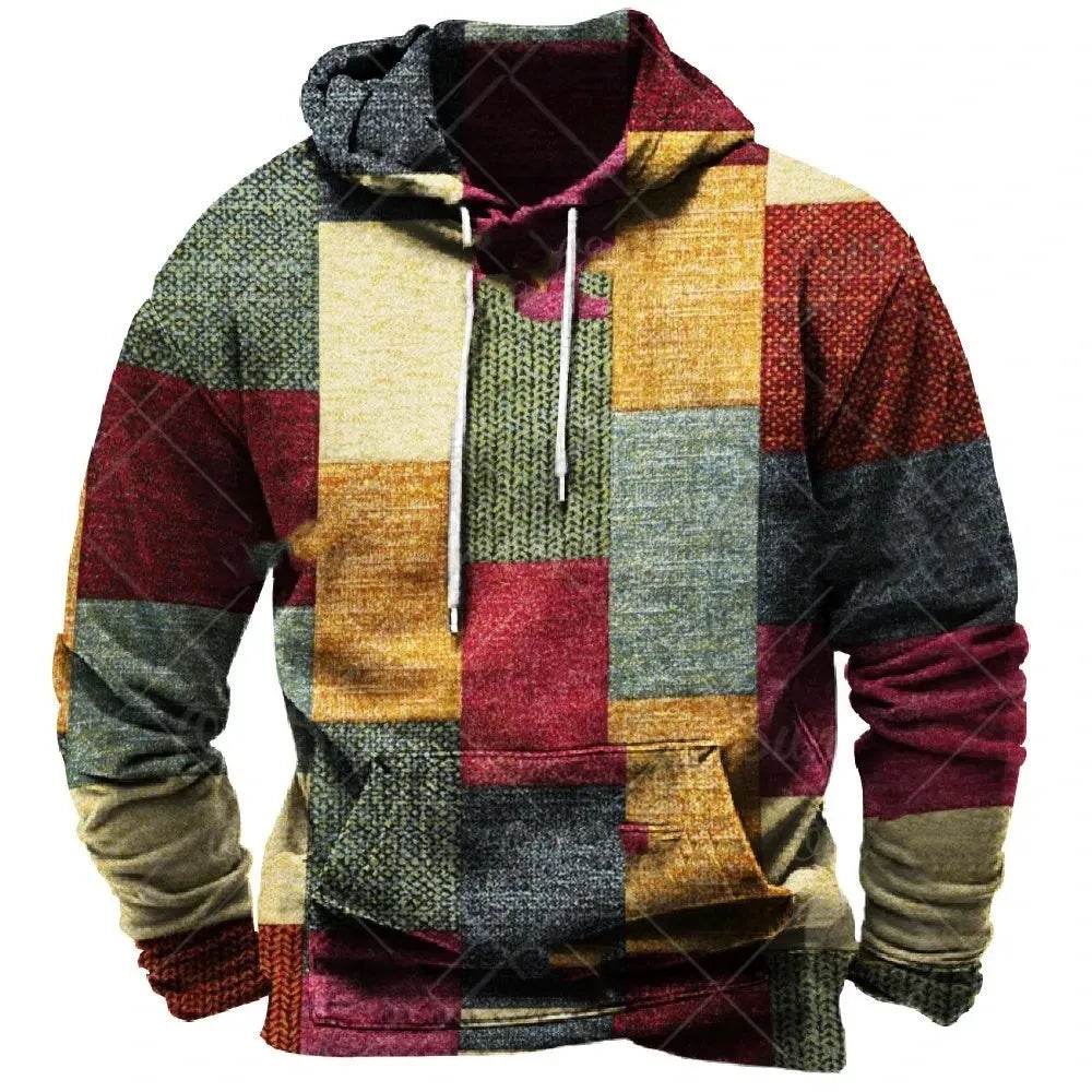 Spring And Autumn New Color Printed Hoodie Pullover sweatshirt Men - www.Shopthatapp.com #