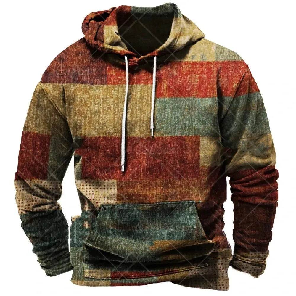 Spring And Autumn New Color Printed Hoodie Pullover sweatshirt Men - www.Shopthatapp.com #
