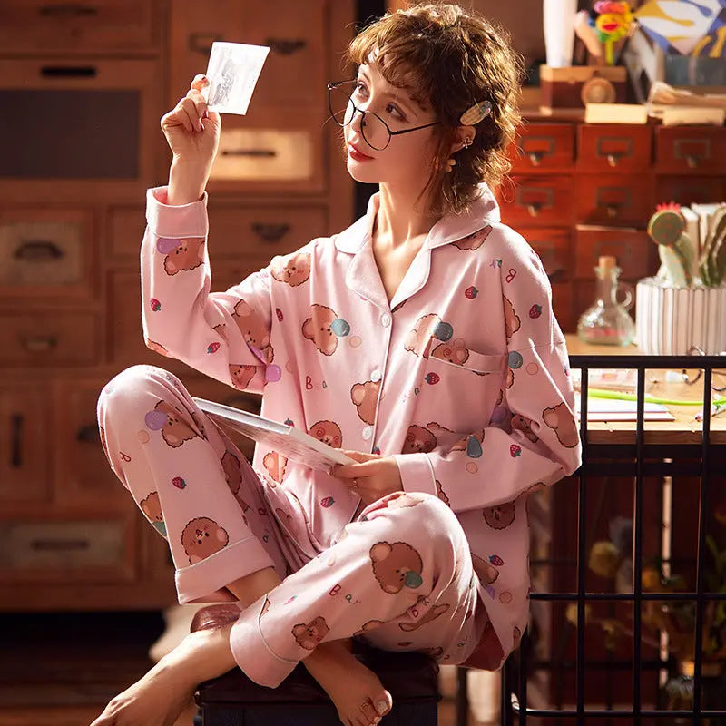 Spring And Autumn Pajamas For Pregnant Women - www.Shopthatapp.com