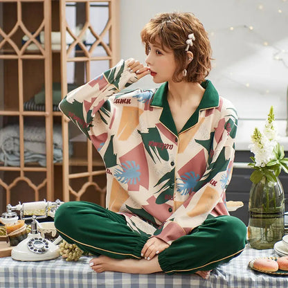 Spring And Autumn Pajamas For Pregnant Women - www.Shopthatapp.com