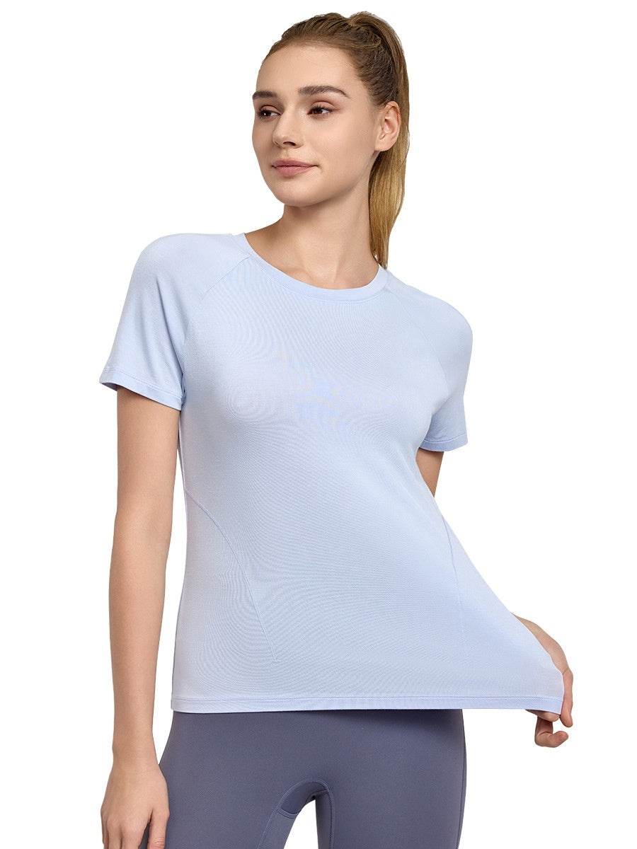 Spring And Summer Outdoor Running Training Short sleeve Workout top - www.Shopthatapp.com #