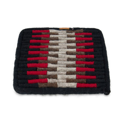 Square Dori Trivet - Red-Decor-www.Shopthatapp.com-Color:Red-Betterfelt Canada