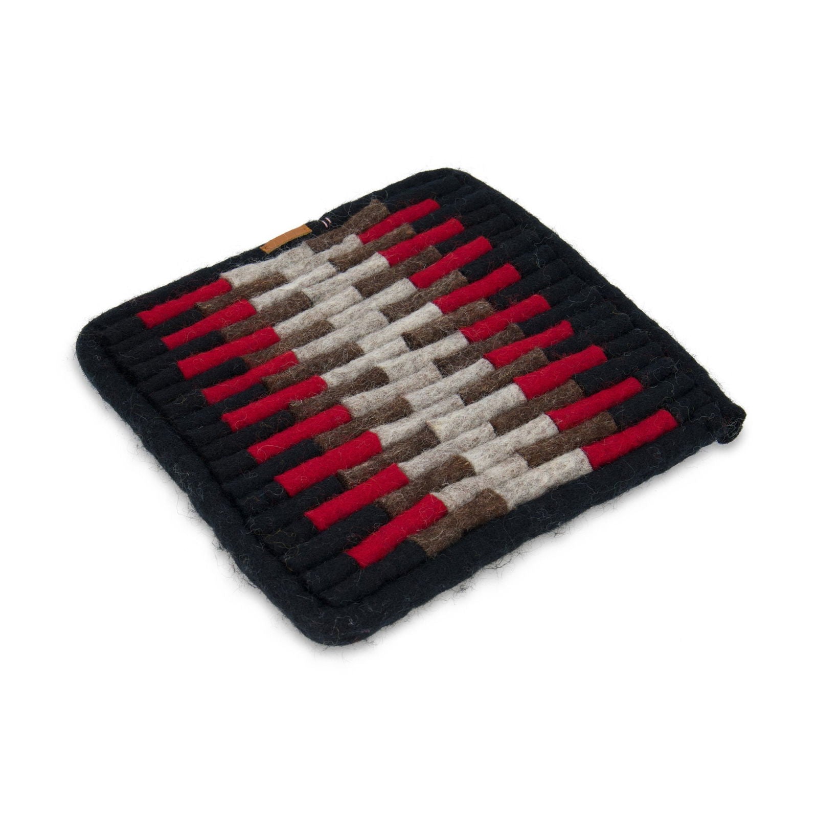 Square Dori Trivet - Red-Decor-www.Shopthatapp.com-Betterfelt Canada