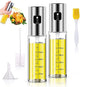 Stainless Steel Grill Kitchen Cooking Oil Spray Bottle With Scale - www.Shopthatapp.com