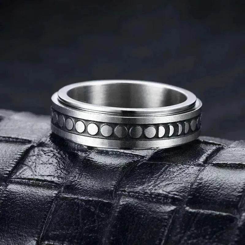 Stainless Steel Rotatable Elegant & Relieve Anxiety Rings - www.Shopthatapp.com