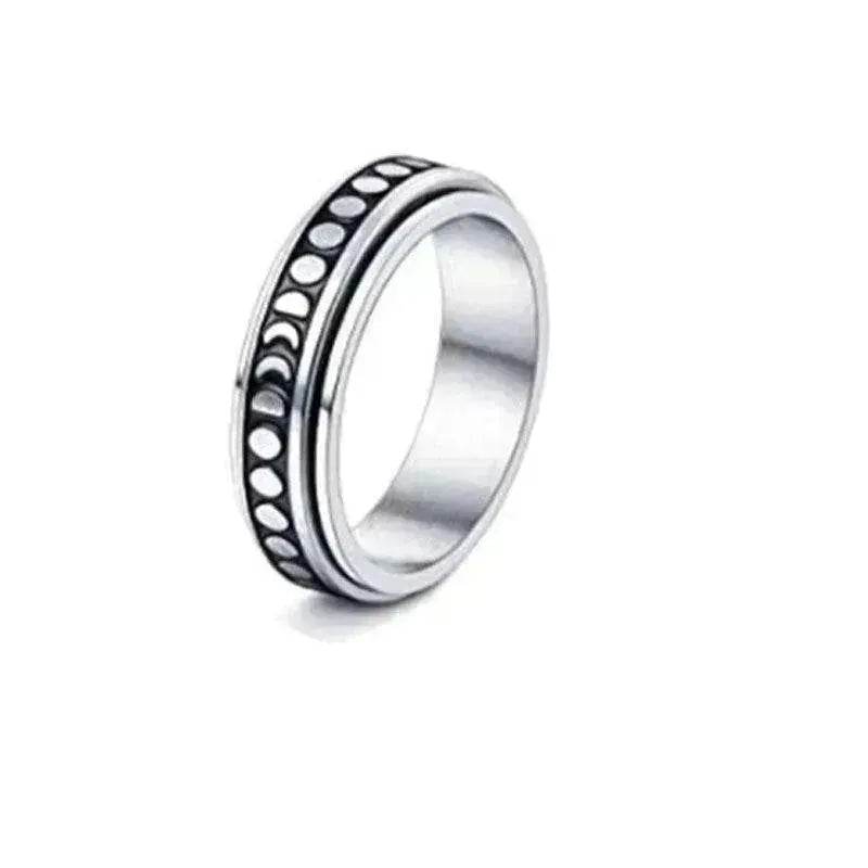 Stainless Steel Rotatable Elegant & Relieve Anxiety Rings - www.Shopthatapp.com