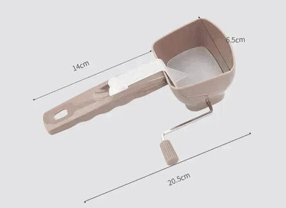 Stainless Steel Vegetable Cutter & Vanilla Shredder - www.Shopthatapp.com