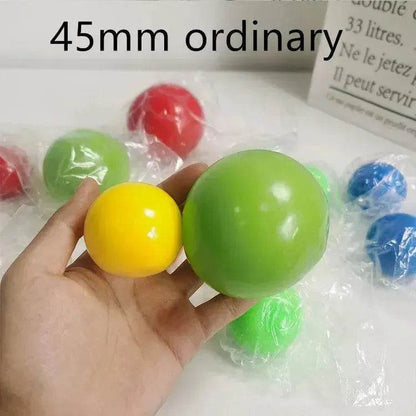 Stick Wall Ball Stress Relief Toys Sticky Squash Ball - Www.Shopthatapp.com