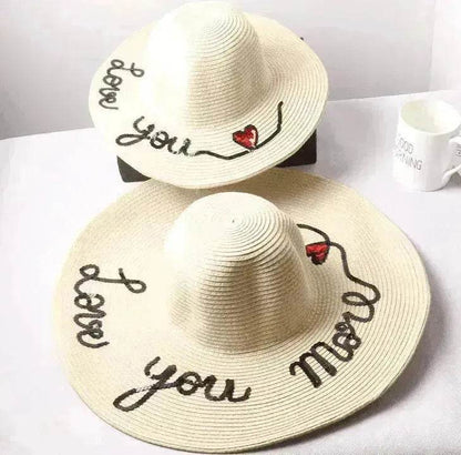 Straw hats for mother daughter - www.Shopthatapp.com #