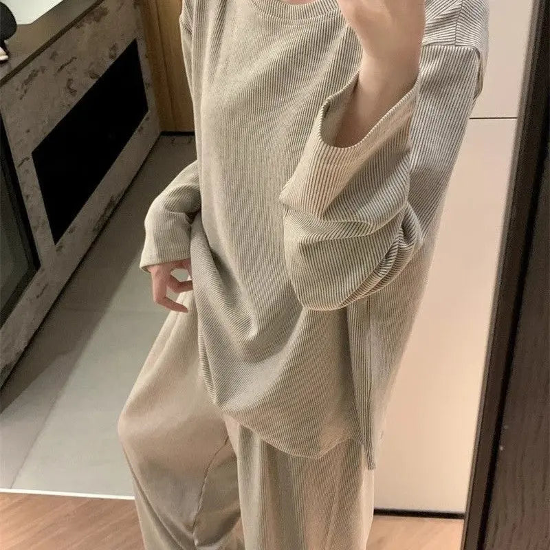 Striped Pajamas Homewear For Women - www.Shopthatapp.com