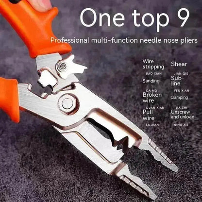 Stylish 7-in-1 Multifunctional High Carbon Steel Wire Stripping Plier - www.Shopthatapp.com #