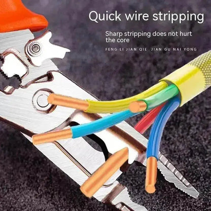 Stylish 7-in-1 Multifunctional High Carbon Steel Wire Stripping Plier - www.Shopthatapp.com #