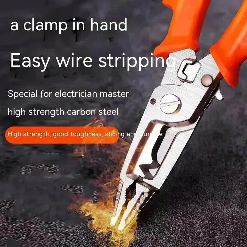 Stylish 7-in-1 Multifunctional High Carbon Steel Wire Stripping Plier - www.Shopthatapp.com #