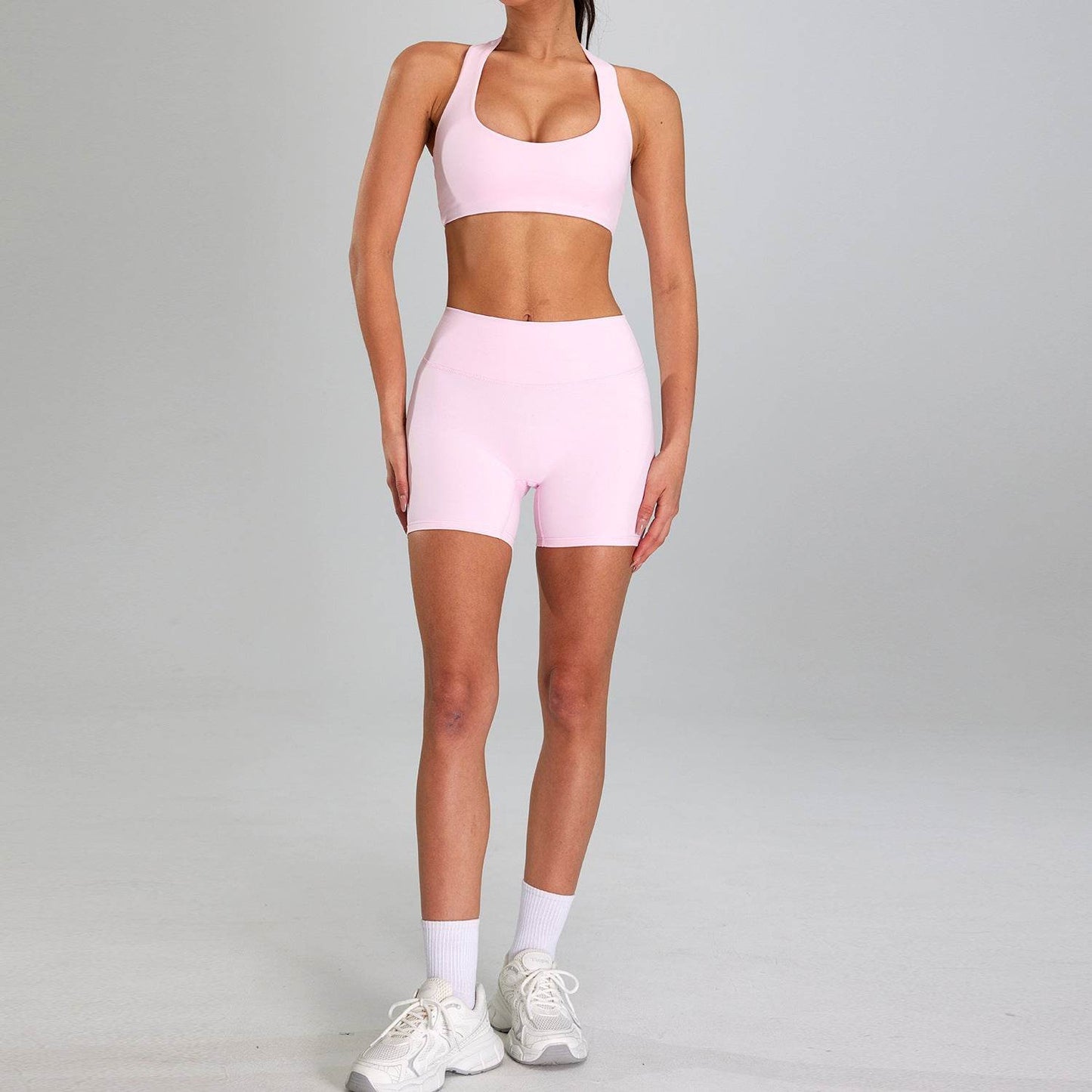 Stylish Fashion Gym clothes for women Crop workout top and Short Pant - www.Shopthatapp.com #