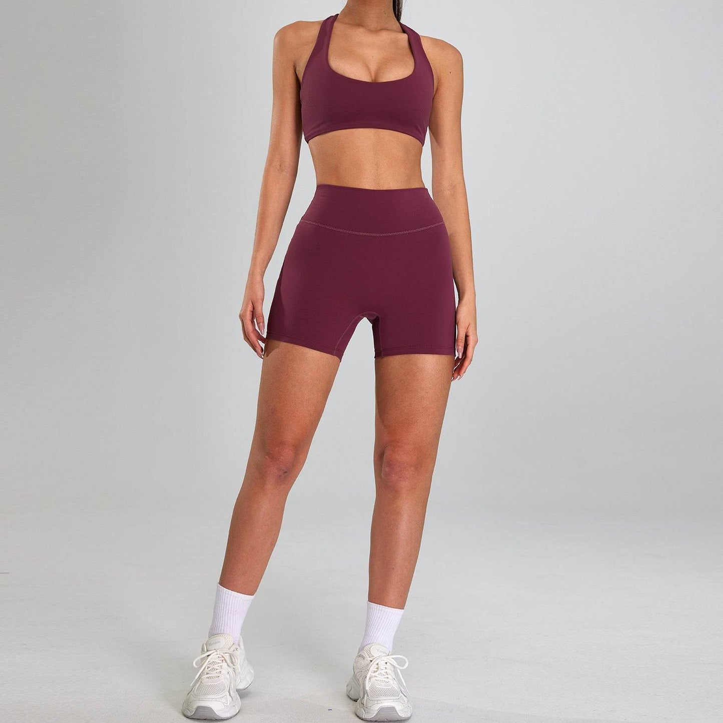 Stylish Fashion Gym clothes for women Crop workout top and Short Pant - www.Shopthatapp.com #