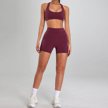 Stylish Fashion Gym clothes for women Crop workout top and Short Pant - www.Shopthatapp.com #