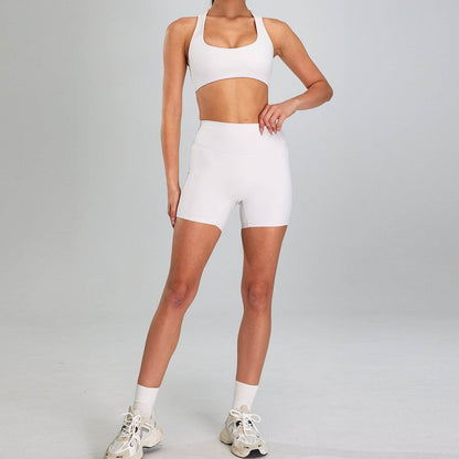 Stylish Fashion Gym clothes for women Crop workout top and Short Pant - www.Shopthatapp.com #