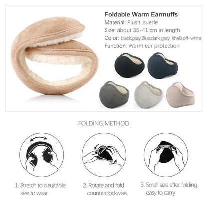 Suede Earmuffs Plush Earmuffs - www.Shopthatapp.com #