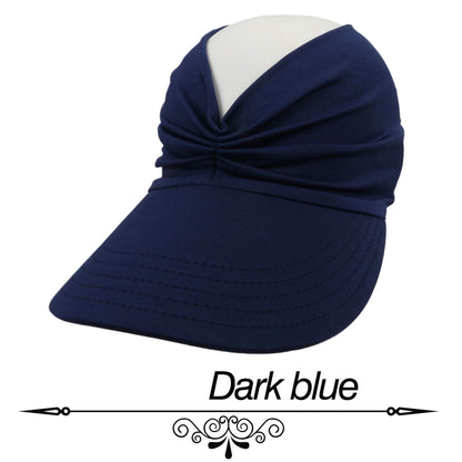 Summer Beach Visor Sun Hat for women Cross-border Spring Open Top UV protection Visor Hat - www.Shopthatapp.com #