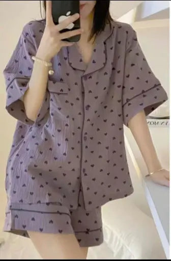 Bubble Cotton Cute Orange Pajamas For Women - www.Shopthatapp.com