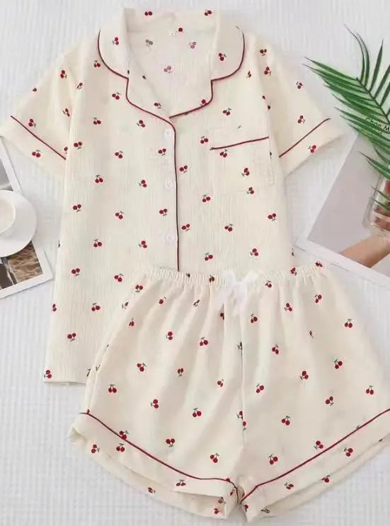 Bubble Cotton Cute Orange Pajamas For Women - www.Shopthatapp.com