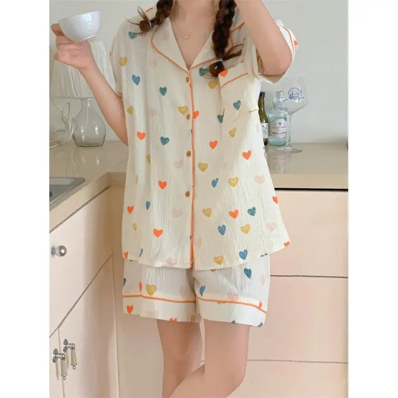 Bubble Cotton Cute Orange Pajamas For Women - www.Shopthatapp.com