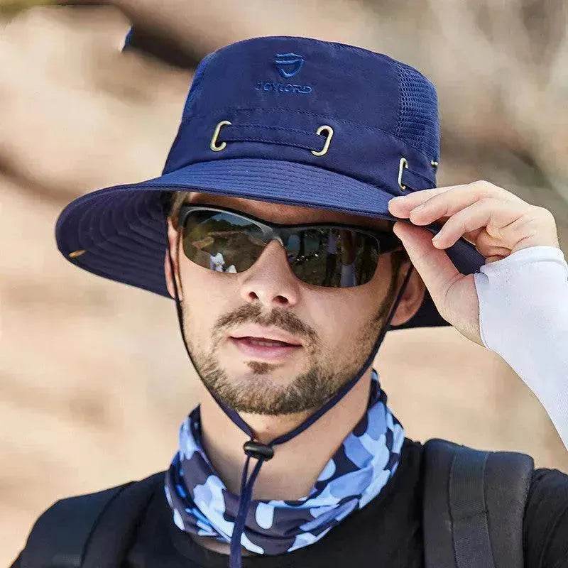 Summer Mesh Breathable Outdoor Fishing Mountaineering Sun Hat - www.Shopthatapp.com #