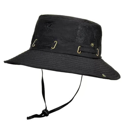 Summer Mesh Breathable Outdoor Fishing Mountaineering Sun Hat - www.Shopthatapp.com #
