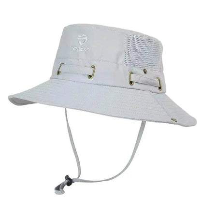 Summer Mesh Breathable Outdoor Fishing Mountaineering Sun Hat - www.Shopthatapp.com #