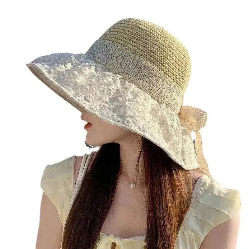 Summer Seaside Vacation Sun Protection Sun Hat Fashion Foldable - www.Shopthatapp.com #