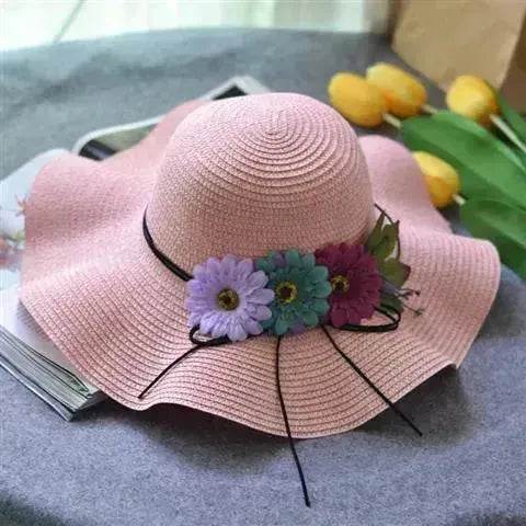 Summer wreath parent-child hat - www.Shopthatapp.com #