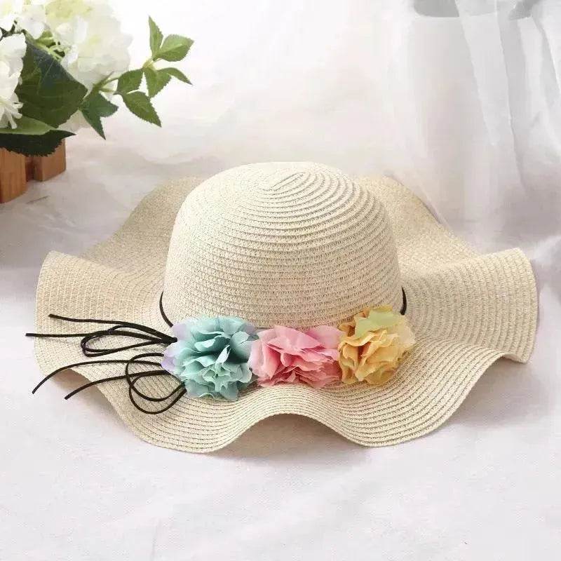 Summer wreath parent-child hat - www.Shopthatapp.com #