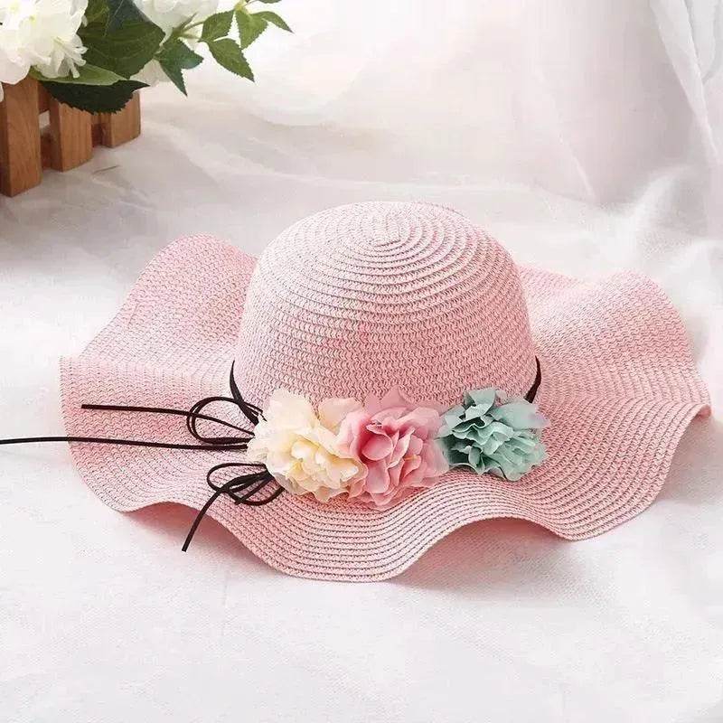 Summer wreath parent-child hat - www.Shopthatapp.com #