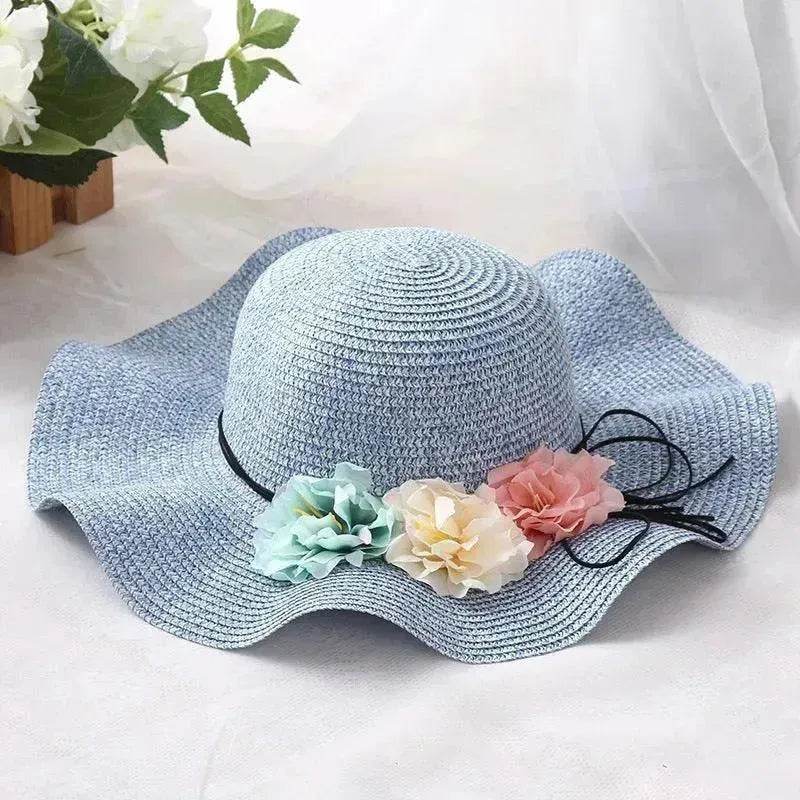 Summer wreath parent-child hat - www.Shopthatapp.com #