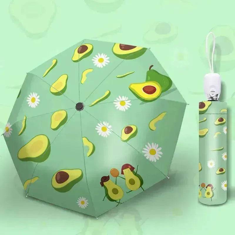 Sun Umbrella Umbrella Dual-Use Cute Lightweight Automatic Folding Umbrella - www.Shopthatapp.com #