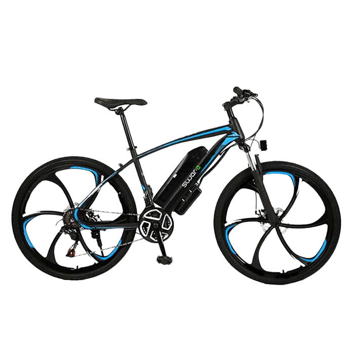 Swar-E Bike 2024 - Blue & Black (SB26-350)-Outdoor Sporting goods camping-www.Shopthatapp.com-Swar-e