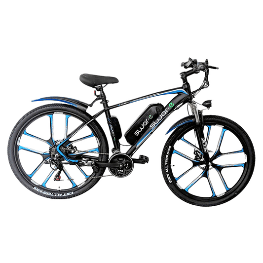 Swar-E Bike 2024 - Blue & Black (SB27-350)-Outdoor Sporting goods camping-www.Shopthatapp.com-Swar-e
