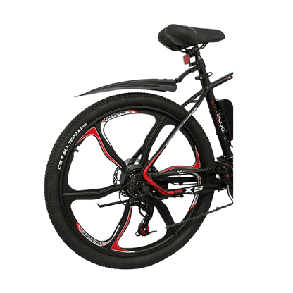 Swar-E Bike 2024 - Red & Black (SB26-350) - Www.Shopthatapp.com
