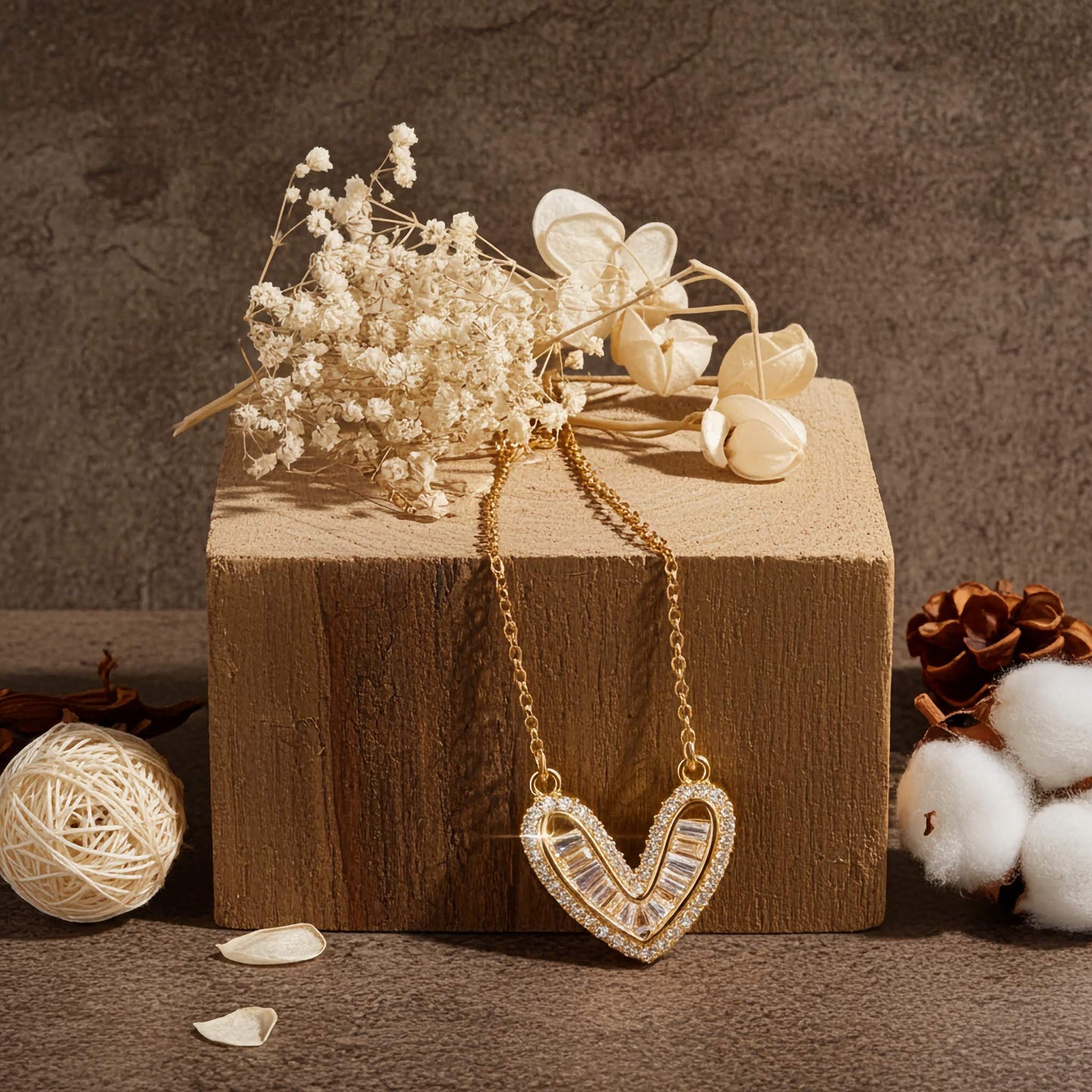 Swarovski Heart Pendant Necklace – Elegant Crystal Design - www.Shopthatapp.com