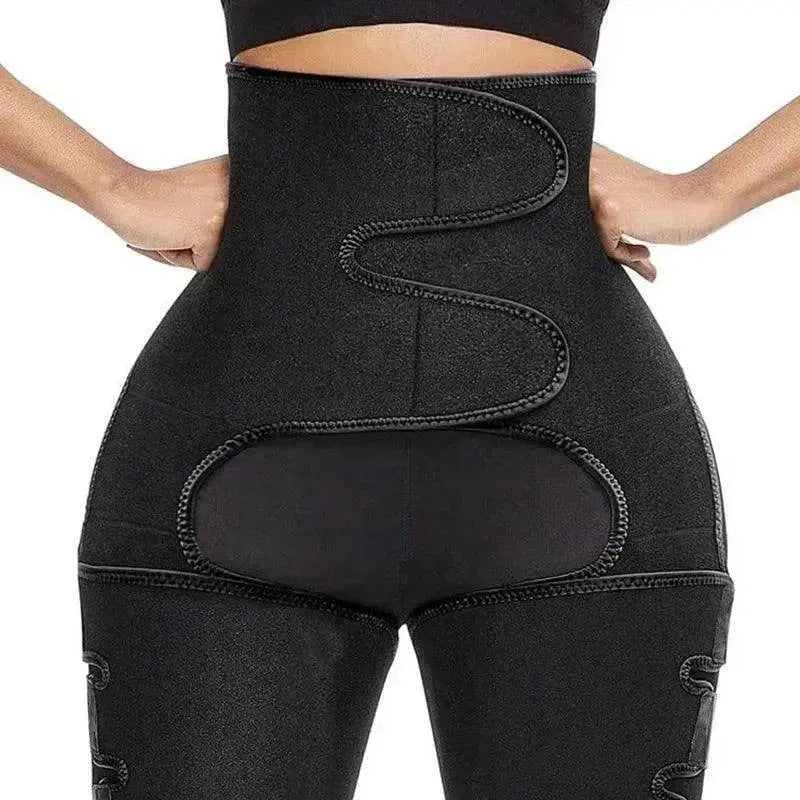 Sweat High Waist Thigh Trimmer Butt Lifter Shapewear Belt 3 In 1 Adjustable Belt - www.Shopthatapp.com