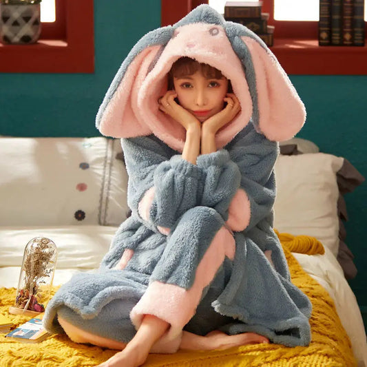 Sweet Fall Pajamas  Flannel Nightgown Women - www.Shopthatapp.com #
