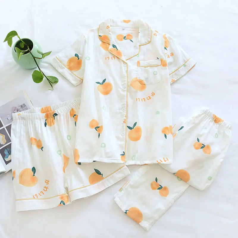 Sweet Purified Cotton Gauze Pajamas For Women - www.Shopthatapp.com