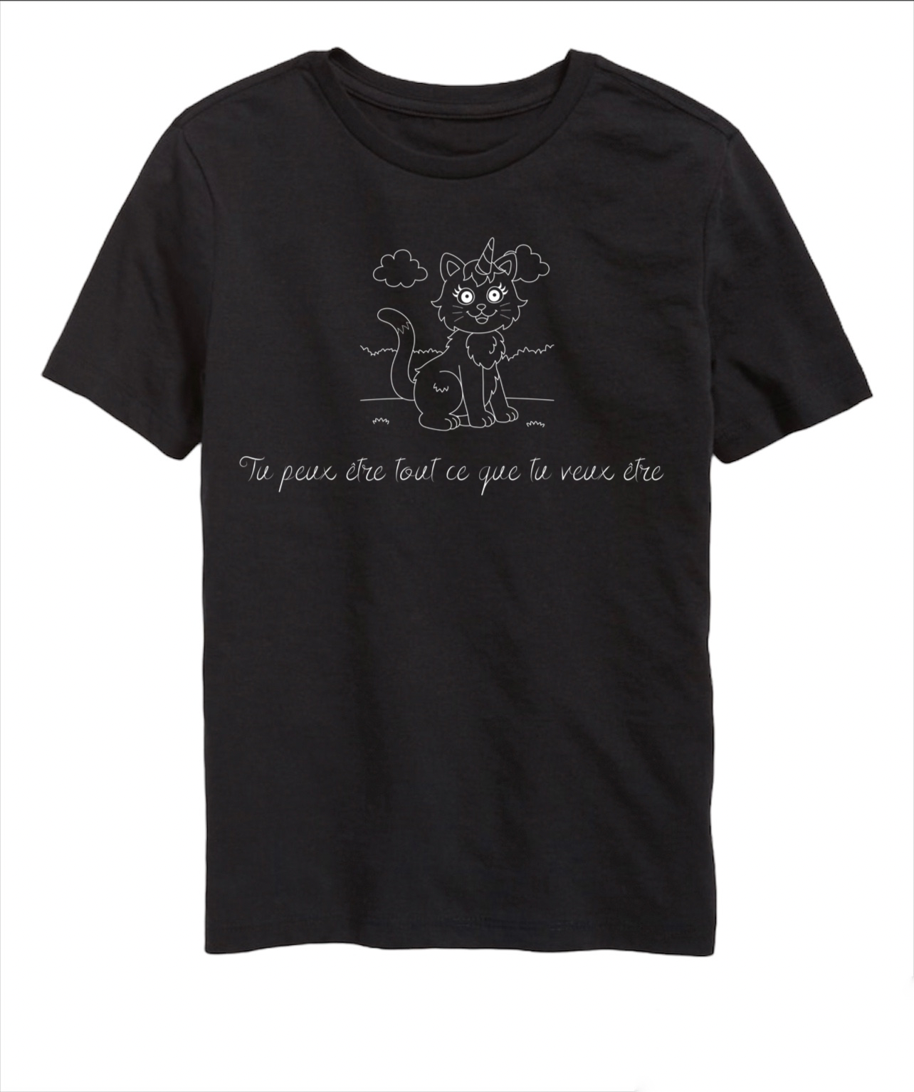 T-shirt enfants chaton licorne-Baby and toddler-www.Shopthatapp.com-Creation Coco Lyly