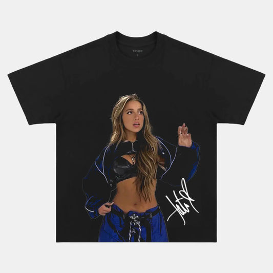 Tate McRae: Music Icon Tee V10 - www.Shopthatapp.com